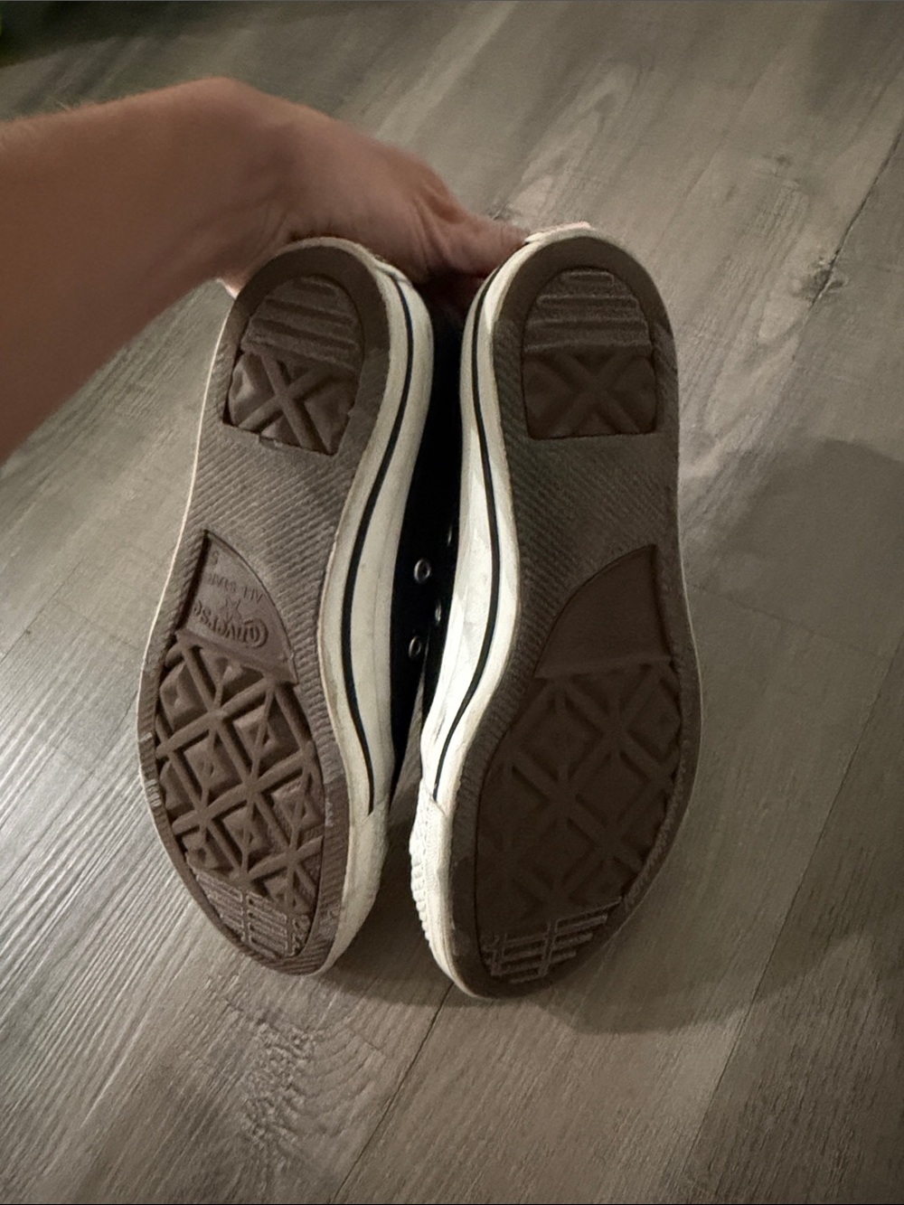 Classic Black Low-Top converse Canvas Sneakers - Picture 4 of 6